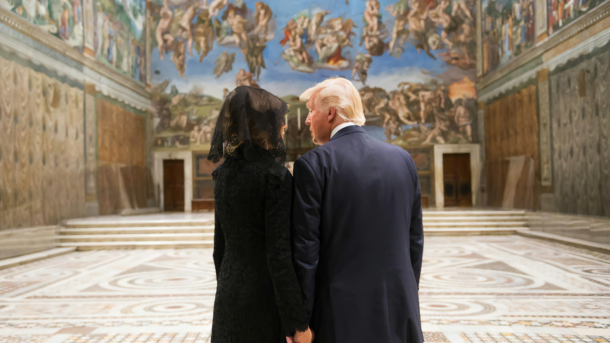 U.S. President and First Lady Visit the Sistine Chapel Post feature image